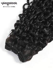 MEGALOOK Pixie Curly 13A 100% 真人髮束 巴西處女髮 100% 未加工髮束 12-20 英吋 原髮接髮 自然色 真人髮編織 女款 - SNatural - 查看 6