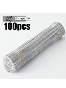 100支蓬松清洁棒，柔软毛绒工艺棒，适用于DIY花束、插花、儿童学校美术项目、派对装饰、毕业典礼、婚礼、生日礼物、母亲节、圣诞节和其他节日DIY工艺品。 - 彩色 - 查看 15