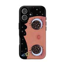 Dreamy INS Glittering Big Eyes Comic Girl Lovely Phone Case, Cute Kawaii Big Eye Anime Phone Case For IPhone 17 16 15 14 13 12 11 Pro Max X XS & SS Galaxy S21–S25 Plus Ultra, Kawaii Aesthetic Big Eyelash Tough Case,Cute Y2K Cartoon Girl Gift For Her Him - 選項 1 - 查看 2