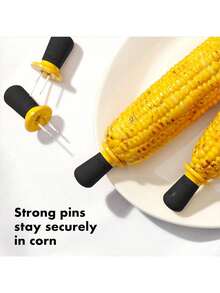 TendenciaOXO 11263300 Good Grips - Juego De Soportes Para MaíZ (8 Piezas, Talla úNica), Color AmarilloCalidad Premium - 1 - Ver 3
