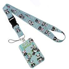 Animal Collection The Vertical Card Holder Horizontal Card Neck Strap Lanyards For Keys Keychain Badge Pass Hang Rope - Multicolor - View 166