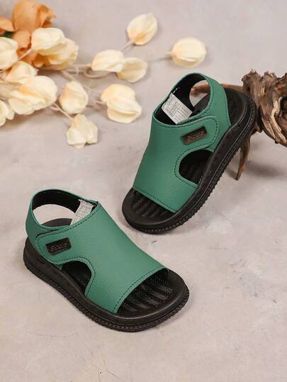 Fashionable Casual Flat Sandals For Toddler, Little Kid, Big Kid, Simple & Elegant Soft Bottom Baby Toddler Shoes