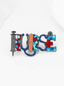 1pc Creative Biology Lab Enamel Brooch, Science Petri Dish Microscope Lanyard Lapel Pin Accessory, Suitable For Researchers, Students, Graduation Gift - A3-p334 - View 9