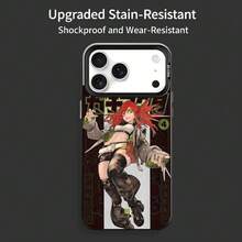 Anime Gachiakuta Phone Case compatible with  11-17 Air Pro Max Colorful Plated Anti Slip Anti Fingerprint Protector, Cover compatible with  17 pro hülle,  17 pro max hülle,  17 hülle,  16 pro hülle - Schwarz8 - Übersicht 10
