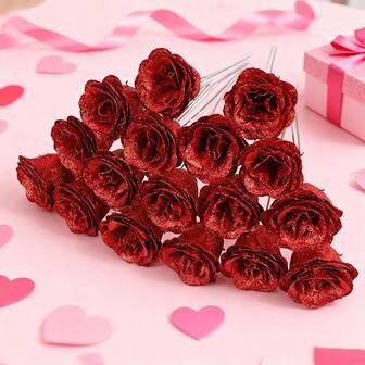 10/2ชิ้น ช่อดอกกุหลาบ, กุหลาบคริสตัลผงทองกลิตเตอร์, กุหลาบประดิษฐ์สำหรับวันวาเลนไทน์, ของขวัญเซอร์ไพรส์วันวาเลนไทน์, ช่อดอกไม้วันครบรอบแต่งงานวันวาเลนไทน์แสนโรแมนติก, ของขวัญดอกไม้เซอร์ไพรส์ DIY, ของตกแต่งวันวาเลนไทน์, งานแต่งงาน, ของตกแต่ง, ของตกแต่งงานเลี้ยงวันเกิด, เหมาะสำหรับเป็นของขวัญและการตกแต่งงานปาร์ตี้/วันเกิด