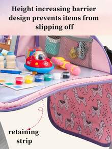 1 szt. przenośna tablica do rysowania dla dzieci, zmywalna tablica do rysowania dla dzieci, tacka do tablicy suchościeralnej montowana w samochodzie