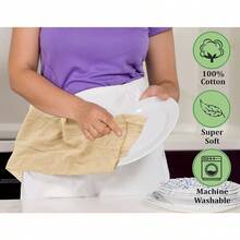 RUVANTI - Juego de 12 toallas para saco de harina 28 x 28 pulgadas 100% algodón lavables a máquina absorbentes toallas de cocina para secar y limpiar color camello - Gris - Ver 5