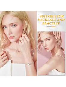 EstiloPaxcoo - 15 cierres magnéticos de bloqueo para joyas, extensor de collar y ayudante para collares, pulseras y joyasVersión mejorada - 1 - Ver 7