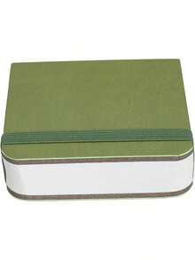 EstiloTendenciaLimCryspp Cuaderno De Bocetos De Acuarela Manual PequeñO Papel Para Llevar Mini Cuaderno De Bocetos Bolsillo Con Bolsillo Cuaderno De Bocetos De Artista Blanco Miniatura Michelan Para (Verde)Calidad PremiumVersióN Mejorada - verde - Ver 3