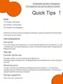 1 pieza Ambientador de coche de metal, Adorno colgante aromático para el coche, Difusor de aceites esenciales de aromaterapia para el interior del automóvil - A - Ver 6