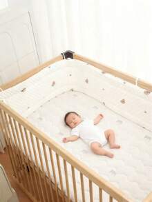 AIBOYING 1pc, Available Sizes: 60cm/23.62in, 140cm/55.12in, 200cm/78.74in, 240cm/94.49in, Baby Crib Bumper Soft Bag, Soft Bag Shock-Absorbing Edge Protection, Removable And Washable