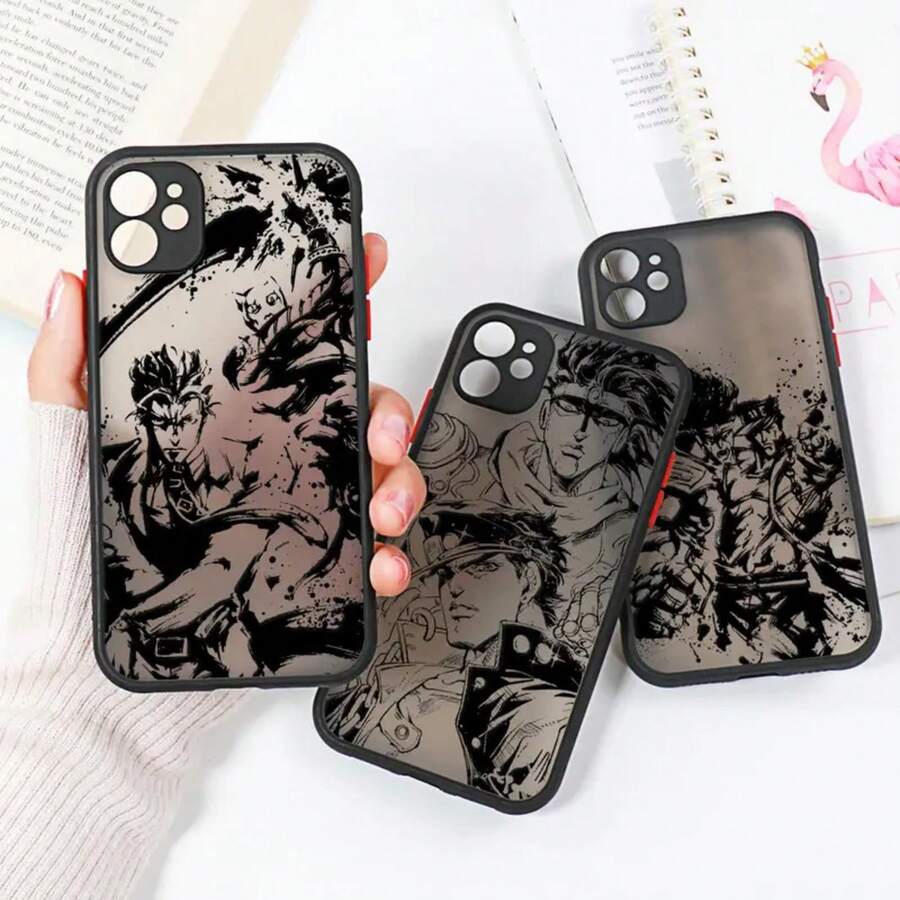 's Bizarre Adventure Coque IPhone14 Case For IPhone 15 11 13 14 12 Pro Max Mini X XS SE 7 8 Plus Matte Cover Kujo Anime - SFBLA11 - Xem 1