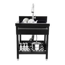 YUNRUX Kitchen Sinks - Black - View 1