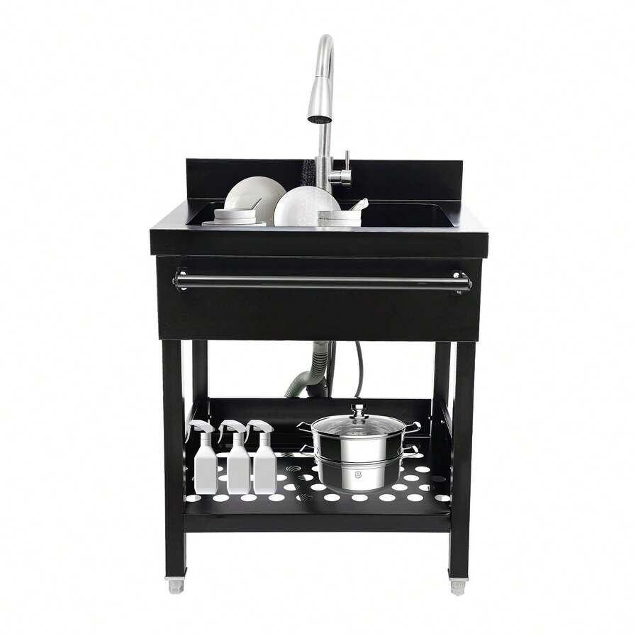 YUNRUX Kitchen Sinks - Black - View 1