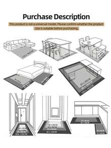 1 件超柔软粉色蝴蝶结迎宾垫 - 防滑吸水浴室地毯，水彩蝴蝶结设计，加厚设计更加舒适，是浴室和客厅装饰的理想之选 - 彩色 - 查看 11