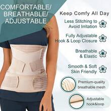 三合一产后腹部支撑带/腰部支撑带/骨盆带/束腰带