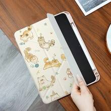 Y-Shaped Foldable Stand, High-Definition UV Printing, 360° Rotatable IPad Protective Case, Compatible With Ipad 11 2025, IPad Air 11/13 2025 M3, IPad Air (M2) 11/13 Inch, IPad Air 4/5/6 10.9inch, 20/21/22(11in) IPad Air 2024 11in IPad Air 6 And Various Models, Protective Cover Design, Support Multi-Angle Adjustment, Six-Way Stand Placement, Built-In Pen Slot, Transparent Back Cover, Anti-Drop Protection, Auto Wake/Sleep Function - Multicolor - View 7