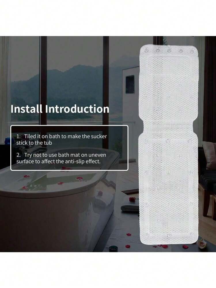 EstiloTendenciaFILFEEL Almohada De BañO, Almohada De ColchóN De BañO De SPA De Cuerpo Completo Almohada De BañEra Acolchada Con TranspirableCalidad PremiumVersióN Mejorada - 1 - Añade 4