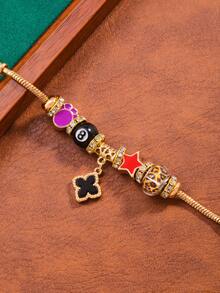 1pc Elegant Design Minimalist Luxury Versatile Beaded Bracelet