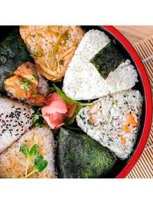 Triangular Rice Ball Mold Large Transparent Sushi Rice Ball Press Tool For Bento Box Durable Plastic Kitchen Tool Easily Make Homemade Rice Balls - 1 - View 7