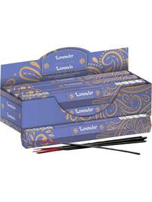 EstiloPunto Aroma - Incienso - Ingredientes Naturales - Tiempo de combustión de 35 a 40min - Contenido: 6 Cajas con 20 varitas de Incienso Cada una - LavandaVersión mejorada - 1 - Ver 2
