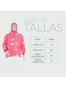 EstiloGAON.Manta Con Capucha Portatil Para NiñO Y NiñA Oversize Suave Con Bolsas Para  E InviernoVersióN Mejorada - unicornio. - Ver 10