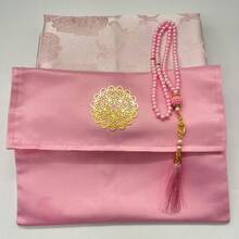 国际热销便携式祈祷垫套装，串珠布袋，旅行毯套装