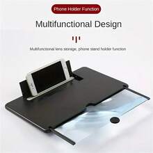 1 pieza Soporte portátil amplificador de pantalla de teléfono - Convierta fácilmente su teléfono en una tableta, diseño de manos libres, protección ocular, plegable, compacto y portátil - Multicolor - Ver 5