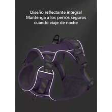 Arnés para Perro - Arnés Pechera para Perros, Antidesgarro, Ergonómico, Reflectante y Transpirable (Rosa con Fruta, L),37283601 - Rojo violeta - Ver 5