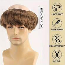 光头僧侣假发(棕色)——非常适合万圣节角色扮演和cosplay。这款耐用又有趣的僧侣帽有多种颜色可选,是派对配饰、服装配饰和僧侣角色假发装饰的理想之选。 - 彩色 - 查看 9