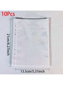 A5激光星形拉链活页夹收藏本替换内芯整理器DIY日记本透明韩流偶像相册可爱文具