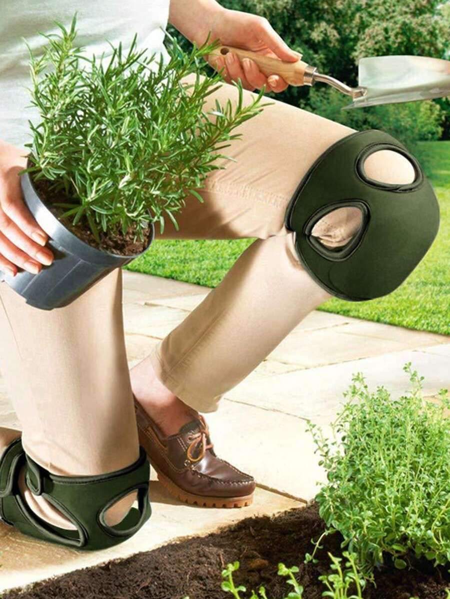 园艺护膝采用柔软的EVA泡沫材质，适用于建筑、铺砖、园艺和地板铺设等需要承受较大膝部负荷的工作，加厚泡沫材质，可调节且透气，方便跪姿作业，提升舒适度。 - 彩色 - 查看 1