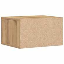 vidaXL Suporte d'imprimante Chêne artesanal 40 x 32 x 22,5 cm - Castanho - Ver 7