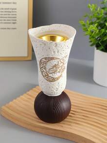 1个新款圆形底座优雅简约耐热便携式树脂香炉，适用于家居装饰、办公室、节日、瑜伽等场合，也可作为返校、毕业、纪念品、装饰品和礼品。 - 彩色 - 查看 5