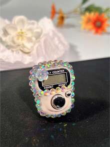 斋月特制镶钻指环计数器 便携式数字念珠计数器，适用于穆斯林诵念