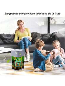 EstiloBote De Basura BañO: Botes De Basura De PláStico,Bote De Basura BañO - Adecuado Para BañO Despacho Dormitorio Aseo SalóN Contenedor De Basura PequeñO De 10 Litros,Para BañO,Cocina, OficinaVersióN Mejorada - 1 - Ver 7