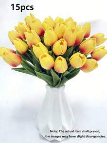 Hoa tulip sống động như thật - Có nhiều màu sắc, thích hợp trang trí phòng khách và bàn ăn. Chống tia UV, trang trí nhà cửa theo phong cách Bắc Âu, tuyệt vời cho lễ kỷ niệm, trang trí tiệc. Thích hợp làm quà tặng Ngày của Mẹ, Ngày Valentine, quà tặng nhỏ, trang trí bàn làm việc, đám cưới, tiệc tùng, bó hoa tự làm, trang trí nhà cửa, hoa nhựa, đồ trang trí, Lễ Phục Sinh, vòng hoa Ngày Valentine, bó hoa cưới, trang trí phòng học, đồ dùng học tập - Nhiều màu - Xem 18