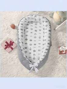 1 st hopfällbar och tvättbar spjälsängsunderlägg, lämplig för 0-1-åriga resesängar