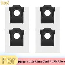 适用于 Trouver L40 Ultra/X40 Ultra Complete/X40 Ultra/X40 Master/MOVA P10 Pro Ultra/Mova P50 Pro Ultra 机器人吸尘器的替换零件,包括主刷、集尘袋、HEPA 清洁过滤器、边刷 - 彩色 - 查看 13