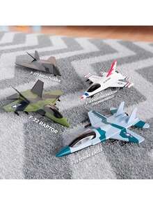 EstiloEstiloUnited Sates  - Paquete De 4 Aviones Fundidos A PresióN De EscuadróN De Aviones Militares, Jets De Combate Militares, Modelos De AvióN De Aire Fundido A TroquelVersióN MejoradaVersióN Mejorada - Juego de 4 modelos de aviones de fundición a presión - Ver 3