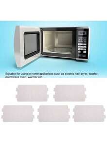 EstiloPlaca De Mica Para Horno De Microondas, 5 Piezas Universal Para Horno De Microondas, Cubierta Para GuíA De Ondas, Placa De Aislamiento TéRmico, Accesorio De ReparacióN De Repuesto Para Uso En CocinaVersióN Mejorada - 1 - Ver 4