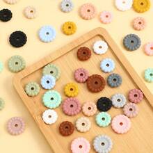 10pcs/Set Silicone Spacer Beads, 12/15mm Round Silicone Loose Beads For DIY Bracelet Necklace Jewelry Making - Disc - View 7