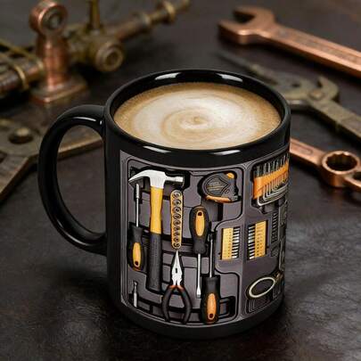 Unique Mechanic Gift Mug | Fun Toolbox Design | 11oz Coffee Mug | Birthday/Holiday/Christmas Gift For Auto Mechanics
