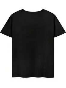 Dancing Skeletons Halloween Graphic T-Shirt - Cute Anime Style Black Tee with Red Accents, Regular Fit Short Sleeve Round Neck for Women & Men, Casual Daily Wear & Halloween Parties, Halloween Clothes, Party Attire, Playful Design, Comfortable Fit, Seasonal Fashion, Fun Print, Breathable Material, Printed Shirt, Costume Lovers - Noir - Voir 2