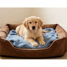 Random Blind Box Pet Blanket, 60x80cm/80x100cm, Suitable For Cats & Dogs, Waffle Texture Soft & Warm Pet Mat - 60*80cm - View 5