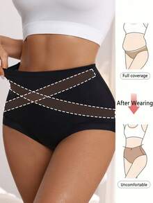 2件/套 提臀收腹无痕塑身内裤 - 彩色 - 查看 6