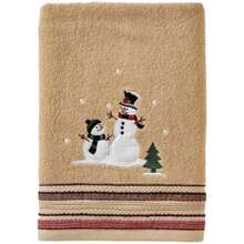 SKL Home by Saturday Knight Ltd. Westwick Cortina de Ducha, diseño de Rayas, Color Gris y Multicolor, Set de toalls de Mano, , 1(Trigo Toalla de baño) - Multicolor - Ver 2