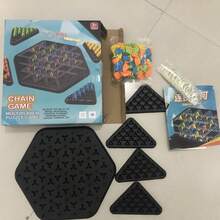 3-In-1 Rubber Band Puzzle Game Set, Educational Interactive Battle Game For Family Gathering, Gift - Black - View 7