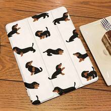 1pc Puppy Pattern Flat Protective Case, Compatible With IPad 10.2 Inch, IPad Pro 11 2021/2020/10th Gen, IPad Mini 4/5/6, With Pencil Slot, Anti-Drop, Tablet Stand Protective Cover - Multicolor - View 23