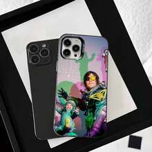 Funda para teléfono D-Death S-Stranding 2 compatible con 16,15,14,13,12,11,Pro,Max,Plus,Mini,XS,SE, anti-caída, negra mate, parachoques duro, cubierta compatible con funda  17 pro max, funda  17 pro, funda  17, funda  16, funda  16 pro max, funda  15 - Z1 - Ver 1